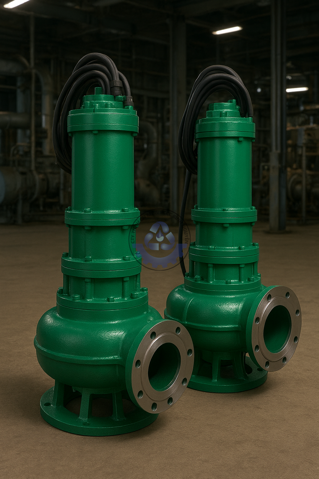 Máy bơm chìm công nghiệp xanh